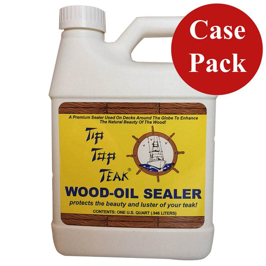 Suncoast Marine and Auto offers Tip Top Teak Tip Top Teak Wood Oil Sealer - Quart - *Case of 12* [TS 1001CASE]