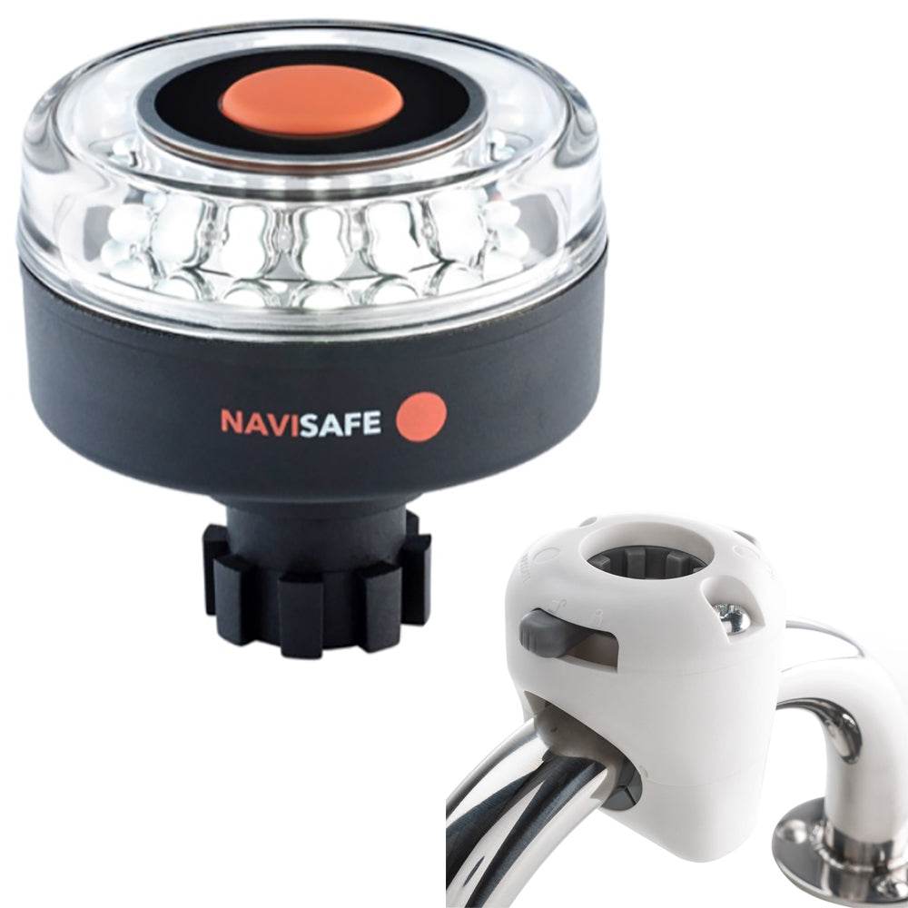 Suncoast Marine and Auto offers Navisafe Navilight 360 2NM w/Navibolt Base Rail Mount - White [042KIT3]