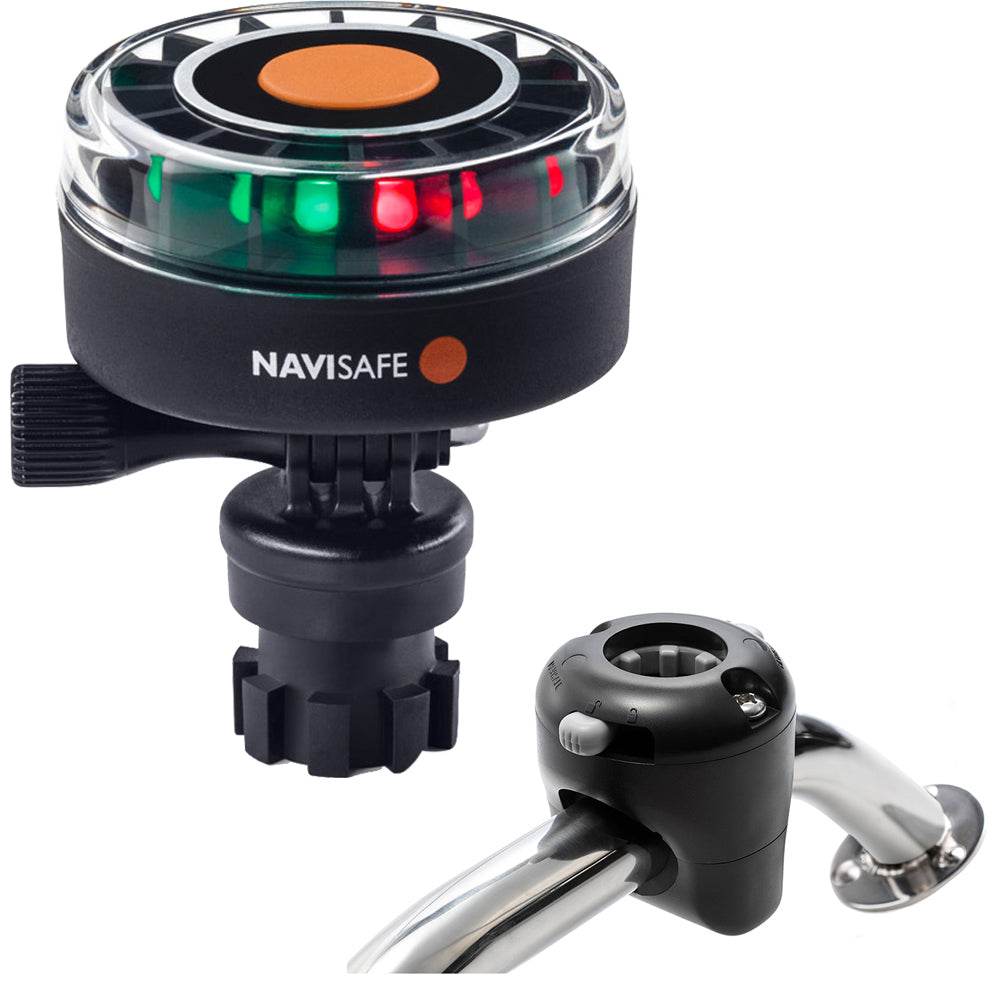 Suncoast Marine and Auto offers Navisafe Navilight 2NM Tricolor w/Navimount Base Rail Mount - Black [340KIT]