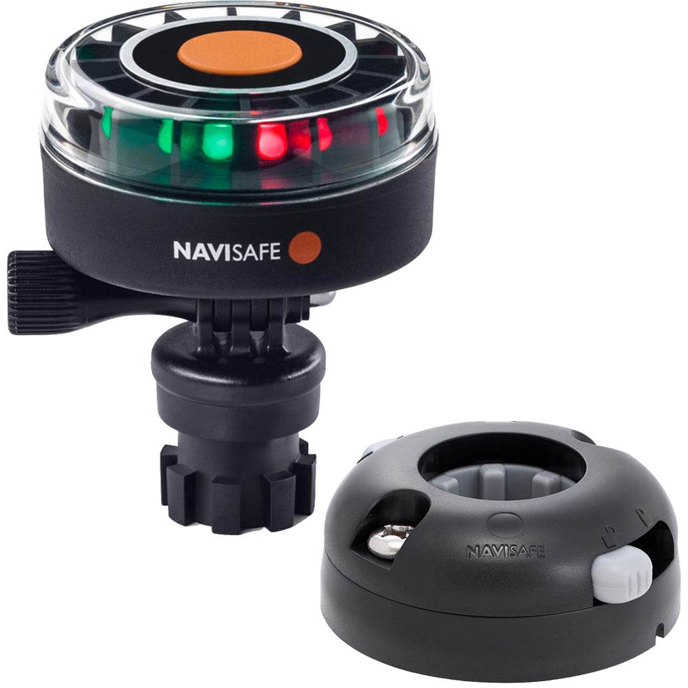 Suncoast Marine and Auto offers Navisafe Navilight 2NM Tricolor w/Navimount Base Horizontal Mount - Black [340KIT7]