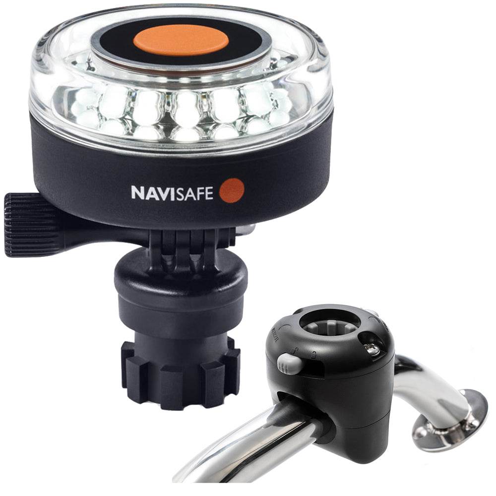 Suncoast Marine and Auto offers Navisafe Navilight 360 2NM White w/Navimount Base Rail Mount - Black [040KIT]