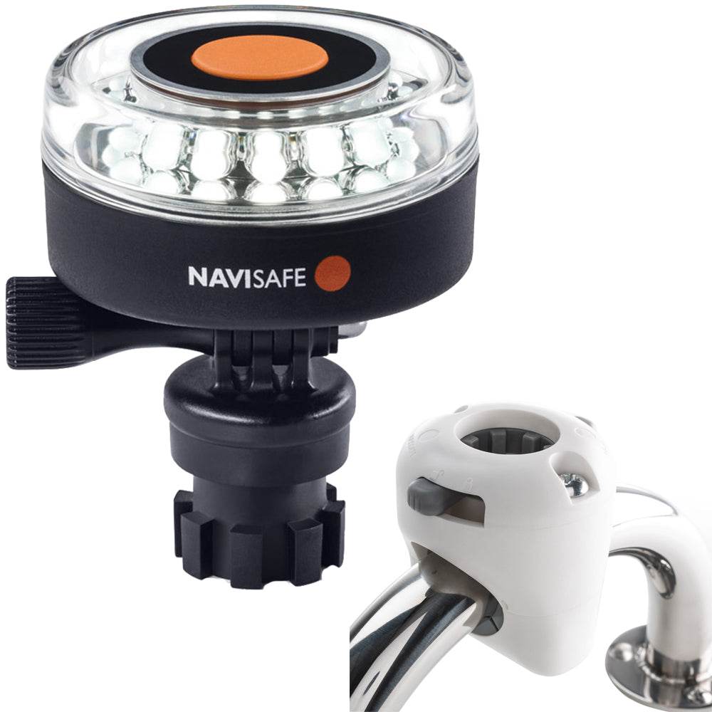 Suncoast Marine and Auto offers Navisafe Navilight 360 2NM White w/Navimount Base Rail Mount - White [040KIT3]