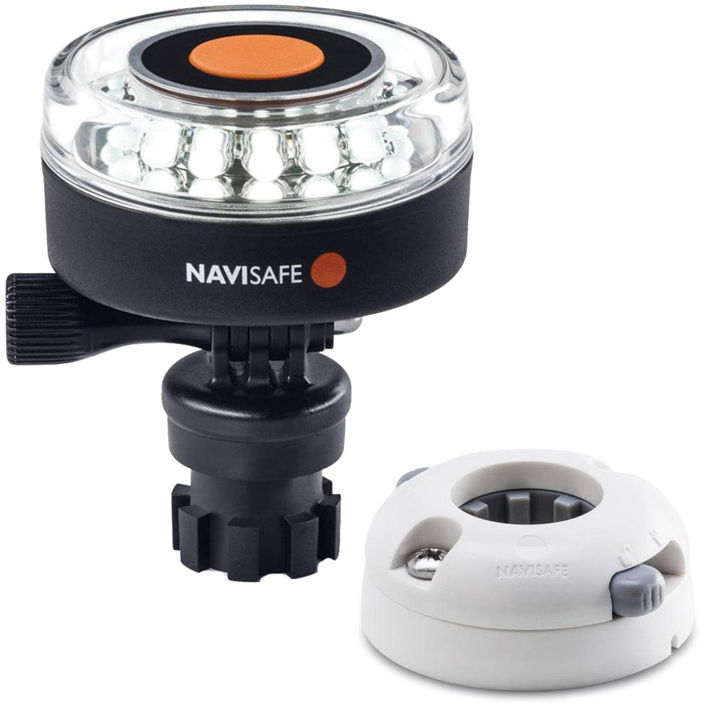 Suncoast Marine and Auto offers Navisafe Navilight 360 2NM White w/Navimount Base Horizontal Mount - White [040KIT5]