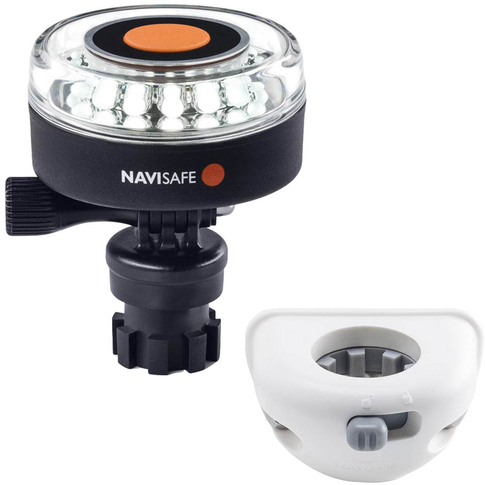 Suncoast Marine and Auto offers Navisafe Navilight 360 2NM White w/Navimount Base Vertical Mount - White [040KIT6]