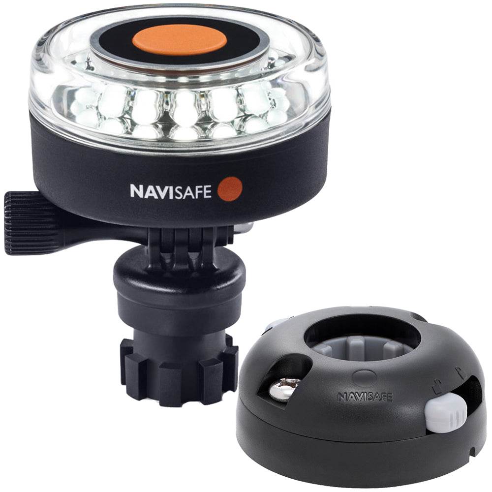 Suncoast Marine and Auto offers Navisafe Navilight 360 2NM White w/Navimount Base Horizontal Mount - Black [040KIT7]