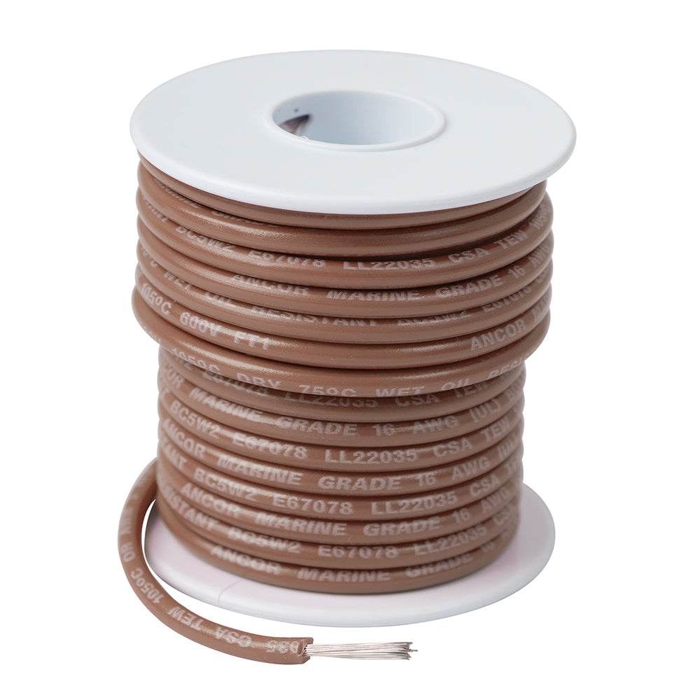 Suncoast Marine and Auto offers Ancor Tan 16 AWG Tinned Copper Wire - 100 [101810]