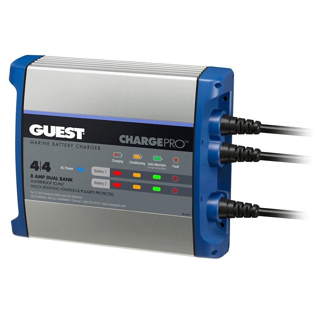 Suncoast Marine and Auto offers Guest On-Board Battery Charger 8A / 12V - 2 Bank - 120V Input [2707A]