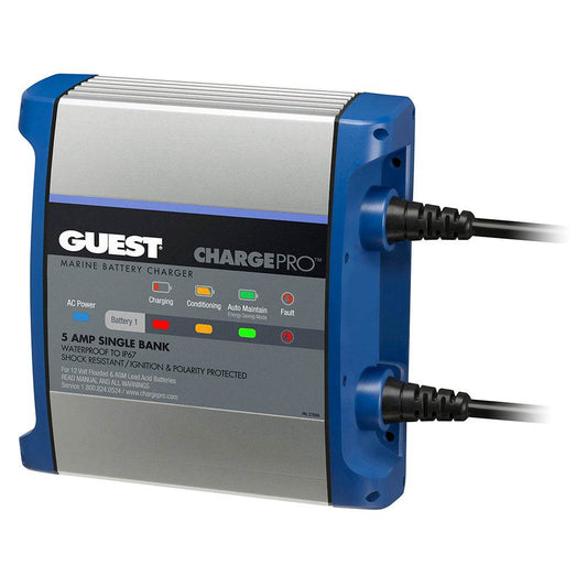 Suncoast Marine and Auto offers Guest On-Board Battery Charger 5A / 12V - 1 Bank - 120V Input [2708A]