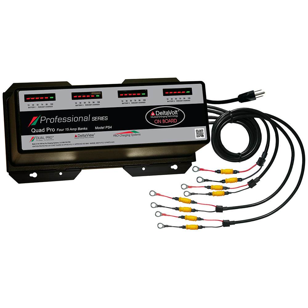 Suncoast Marine and Auto offers Dual Pro Professional Series Battery Charger - 60A - 4-15A-Banks - 12V-48V [PS4]