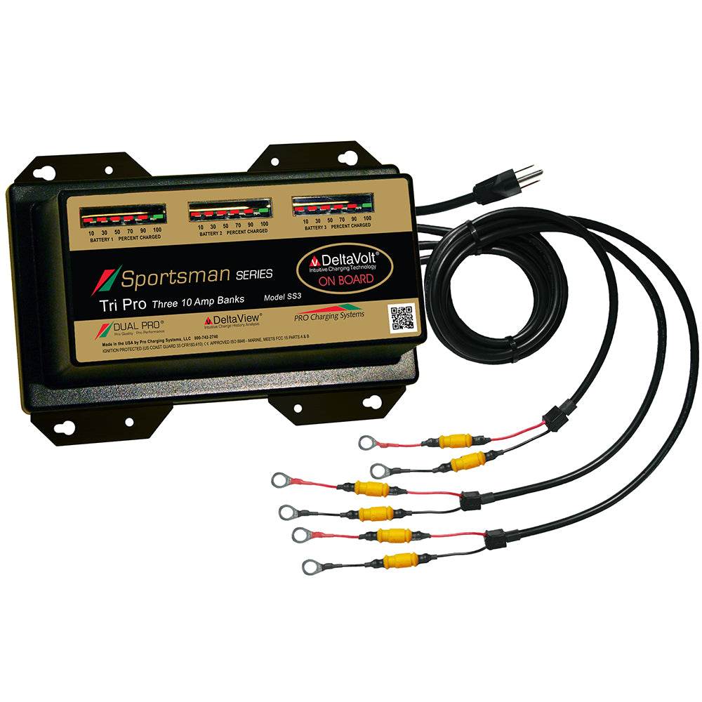 Suncoast Marine and Auto offers Dual Pro Sportsman Series Battery Charger - 30A - 3-10A-Banks - 12V-36V [SS3]