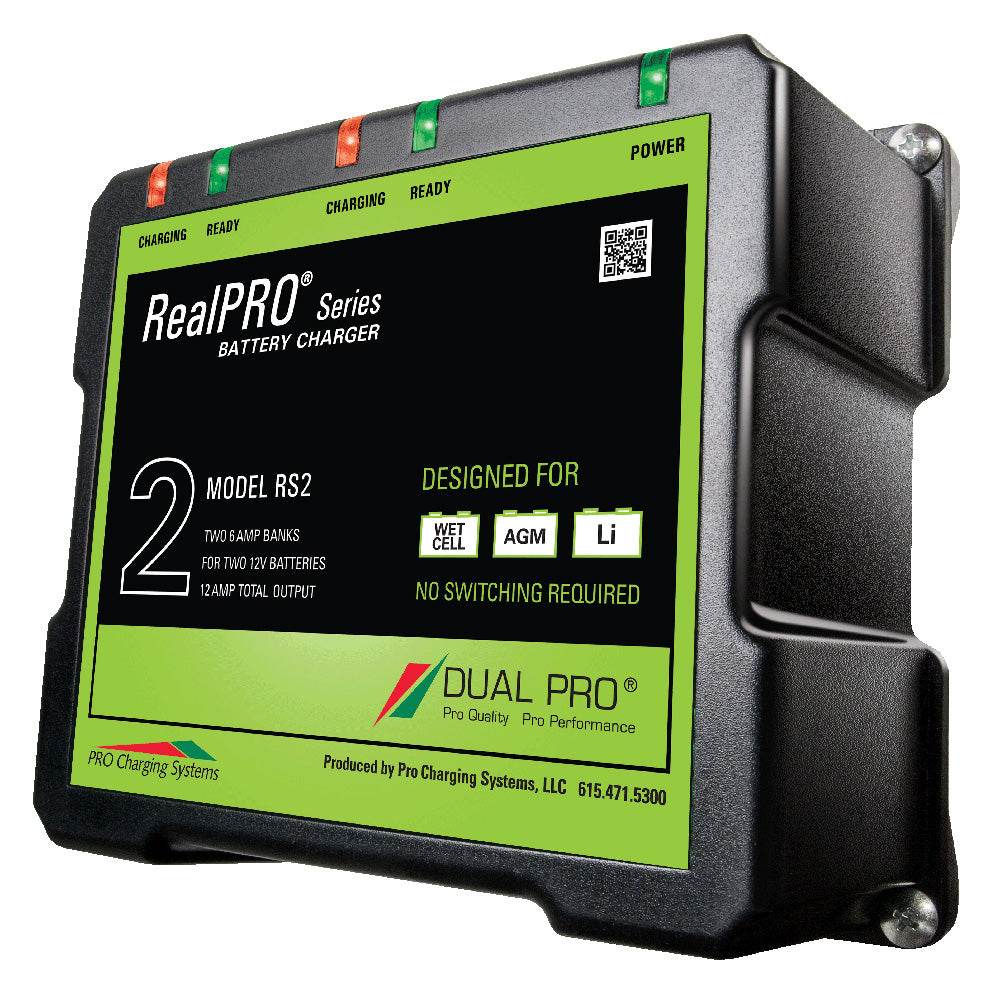 Suncoast Marine and Auto offers Dual Pro RealPRO Series Battery Charger - 12A - 2-6A-Banks - 12V/24V [RS2]