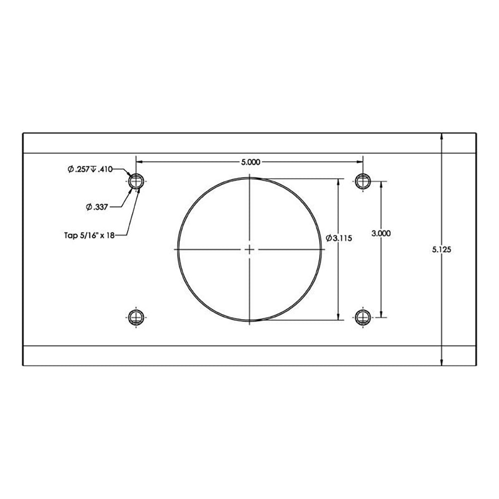 Suncoast Marine and Auto offers TACO T-Top Extrusion Plate Pre-Drilled for Grand Slams - 20" - Pair [GSE-1939BSA20]