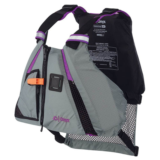 Suncoast Marine and Auto offers Onyx MoveVent Dynamic Paddle Sports Vest - Purple/Grey - XS/SM [122200-600-020-18]