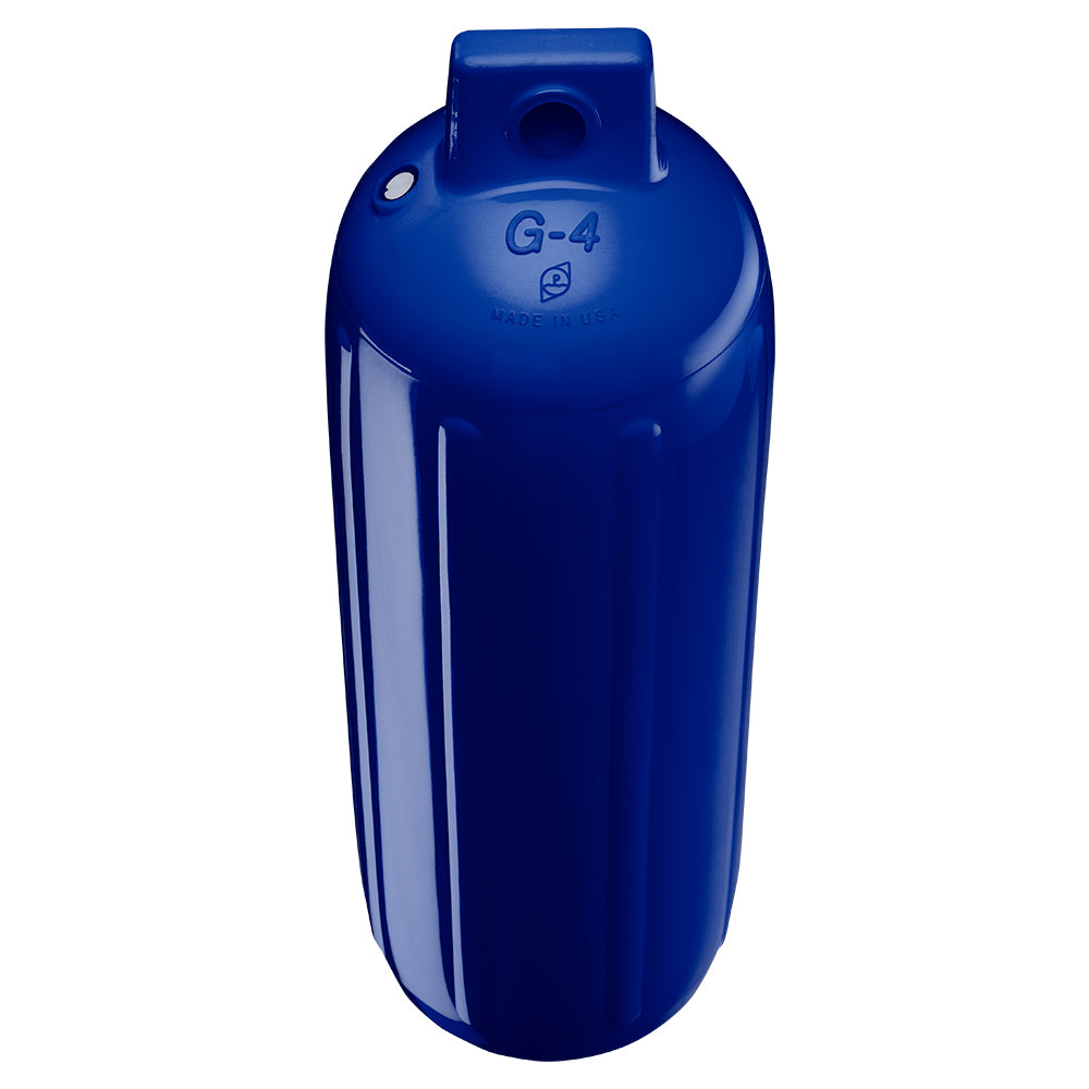 Suncoast Marine and Auto offers Polyform G-4 Twin Eye Fender 6.5" x 22" - Cobalt Blue w/Adapter [G-4-COBALT BLUE]