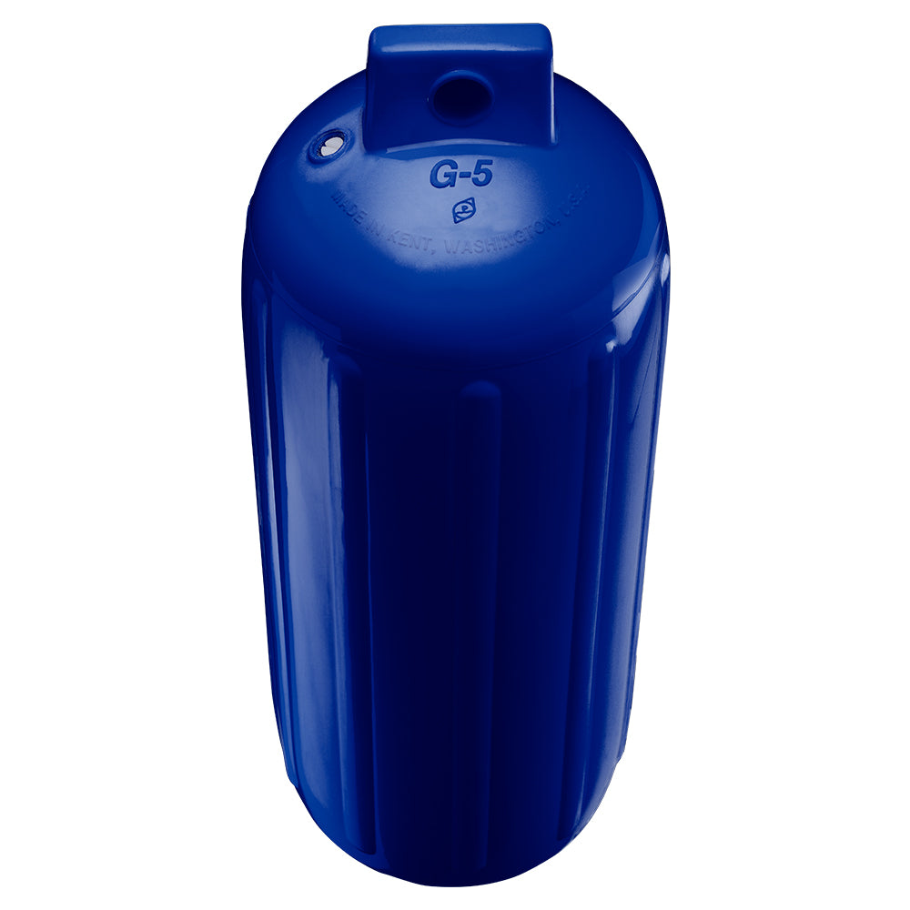 Suncoast Marine and Auto offers Polyform G-5 Twin Eye Fender 8.8" x 26.8" - Cobalt Blue w/Adapter [G-5-COBALT BLUE]