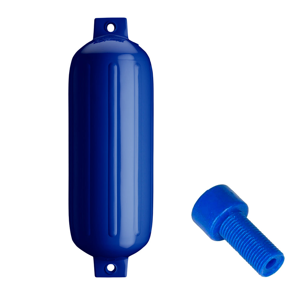 Suncoast Marine and Auto offers Polyform G-5 Twin Eye Fender 8.8" x 26.8" - Cobalt Blue w/Adapter [G-5-COBALT BLUE]