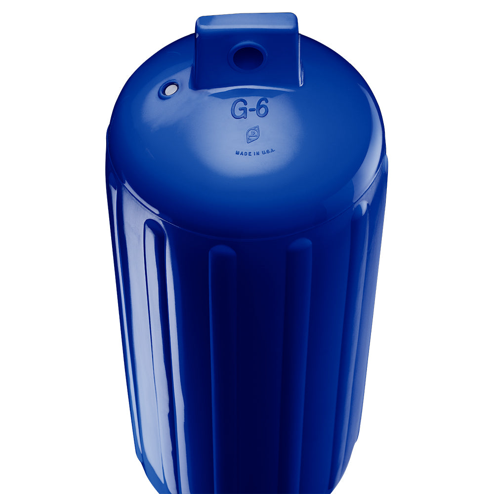 Suncoast Marine and Auto offers Polyform G-6 Twin Eye Fender 11" x 30" - Cobalt Blue w/Adapter [G-6-COBALT BLUE]