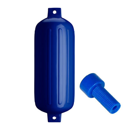 Suncoast Marine and Auto offers Polyform G-6 Twin Eye Fender 11" x 30" - Cobalt Blue w/Adapter [G-6-COBALT BLUE]