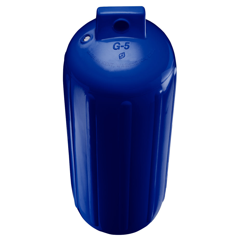 Suncoast Marine and Auto offers Polyform G-5 Twin Eye Fender 8.8" x 26.8" - Cobalt Blue [G-5-COBALT BLUEWO]