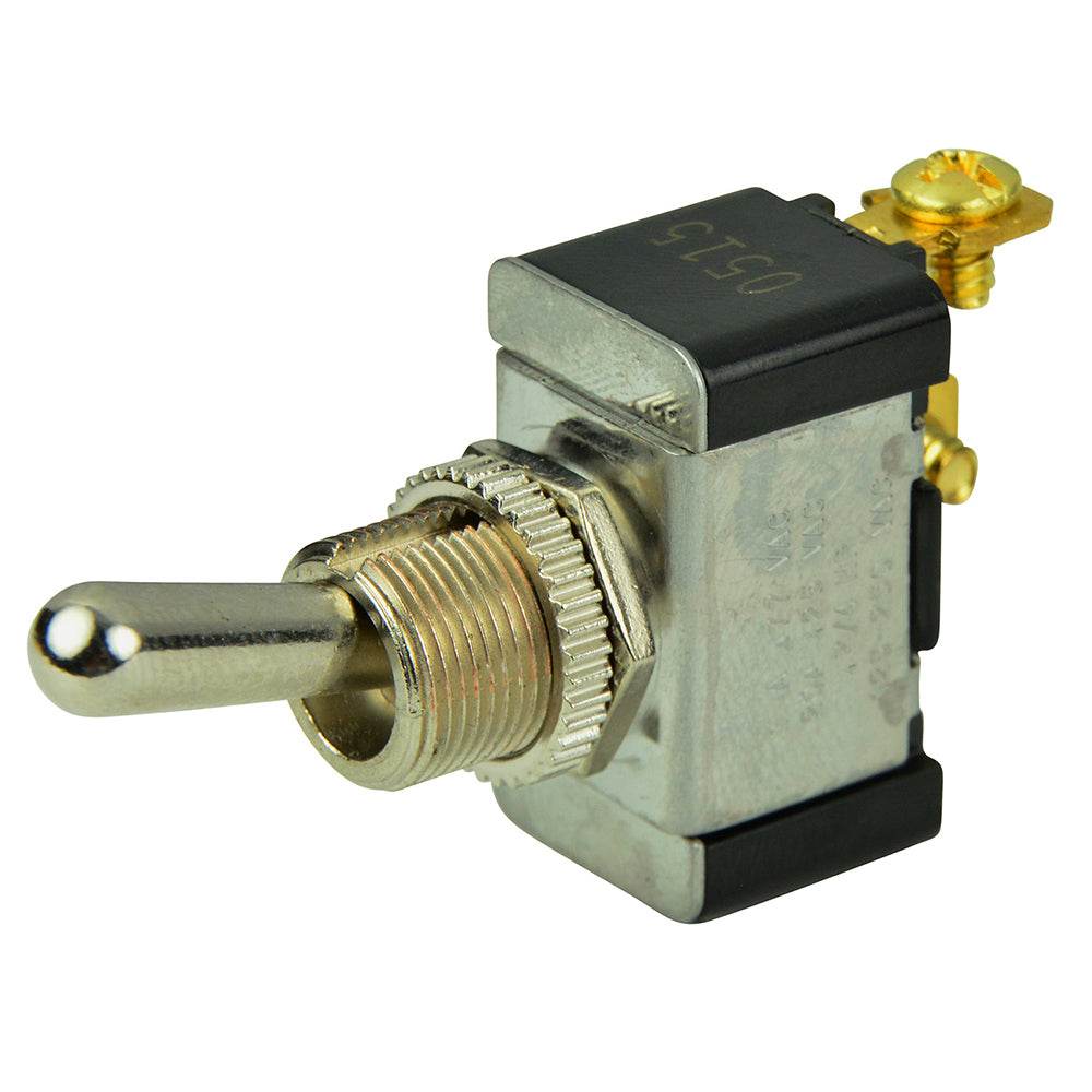 Suncoast Marine and Auto offers BEP SPST Chrome Plated Toggle Switch -OFF/(ON) [1002002]