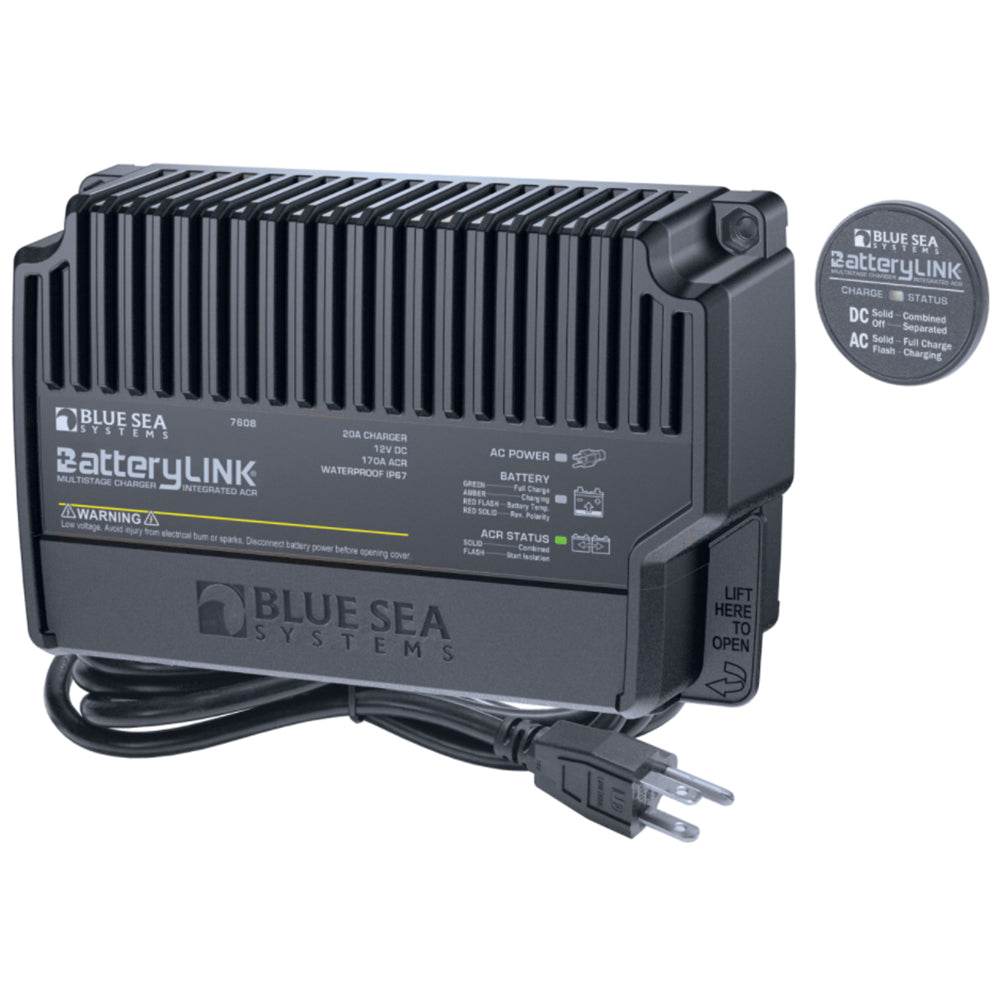 Suncoast Marine and Auto offers Blue Sea 7608 BatteryLink Charger (North America) - 12V - 20Amp - 2 Bank [7608]