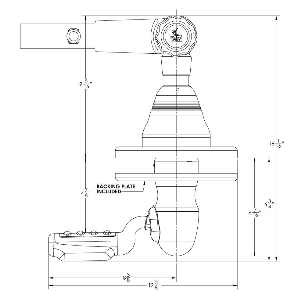 Suncoast Marine and Auto offers TACO Grand Slam 400 Outrigger Top Mount - Pair [GS-400]