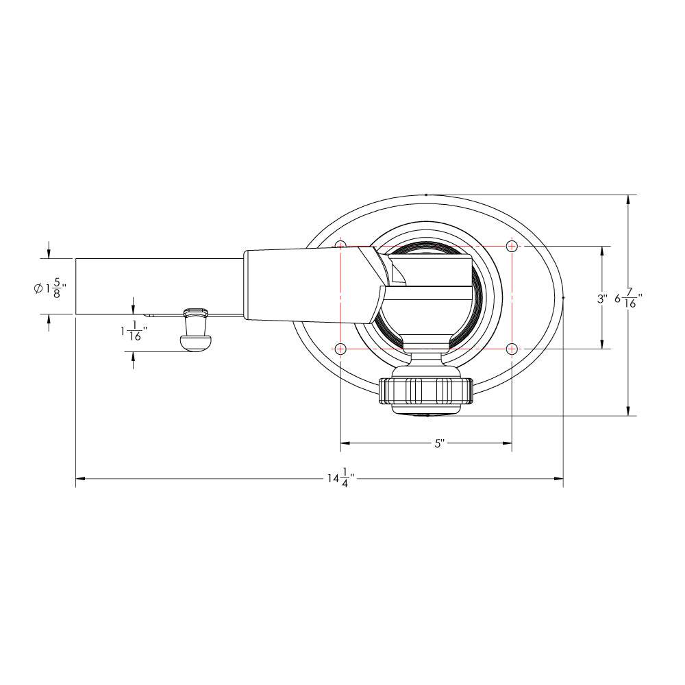 Suncoast Marine and Auto offers TACO Grand Slam 400 Outrigger Top Mount - Pair [GS-400]