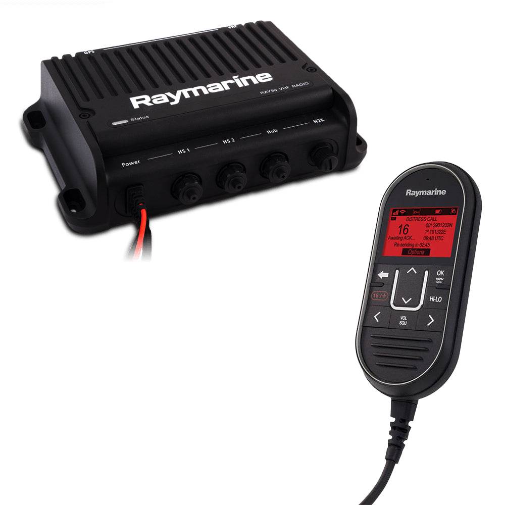 Suncoast Marine and Auto offers Raymarine Ray90 Modular Dual-Station VHF Black Box Radio System [E70492]