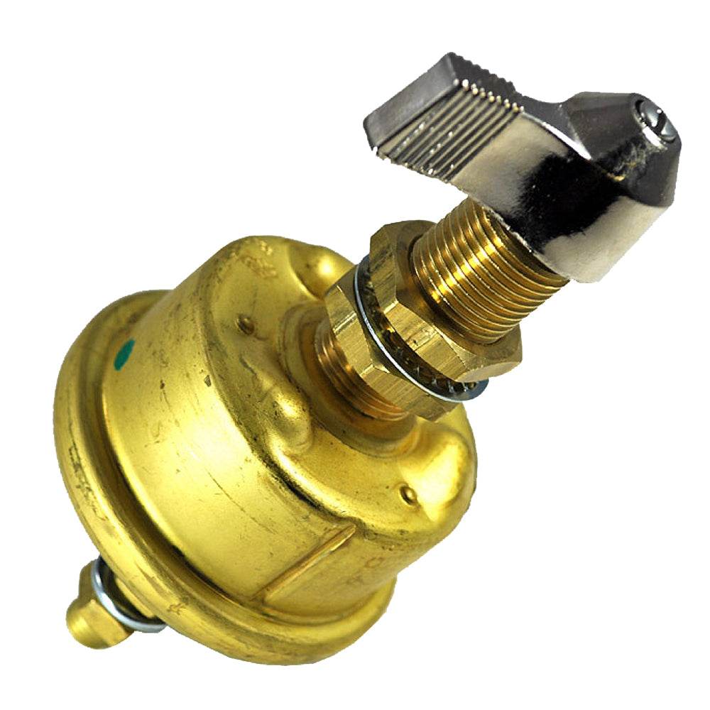 Suncoast Marine and Auto offers Cole Hersee Single Pole Brass Marine Battery Switch - 175 Amp - Continuous 800 Amp Intermittent [M-284-01-BP]