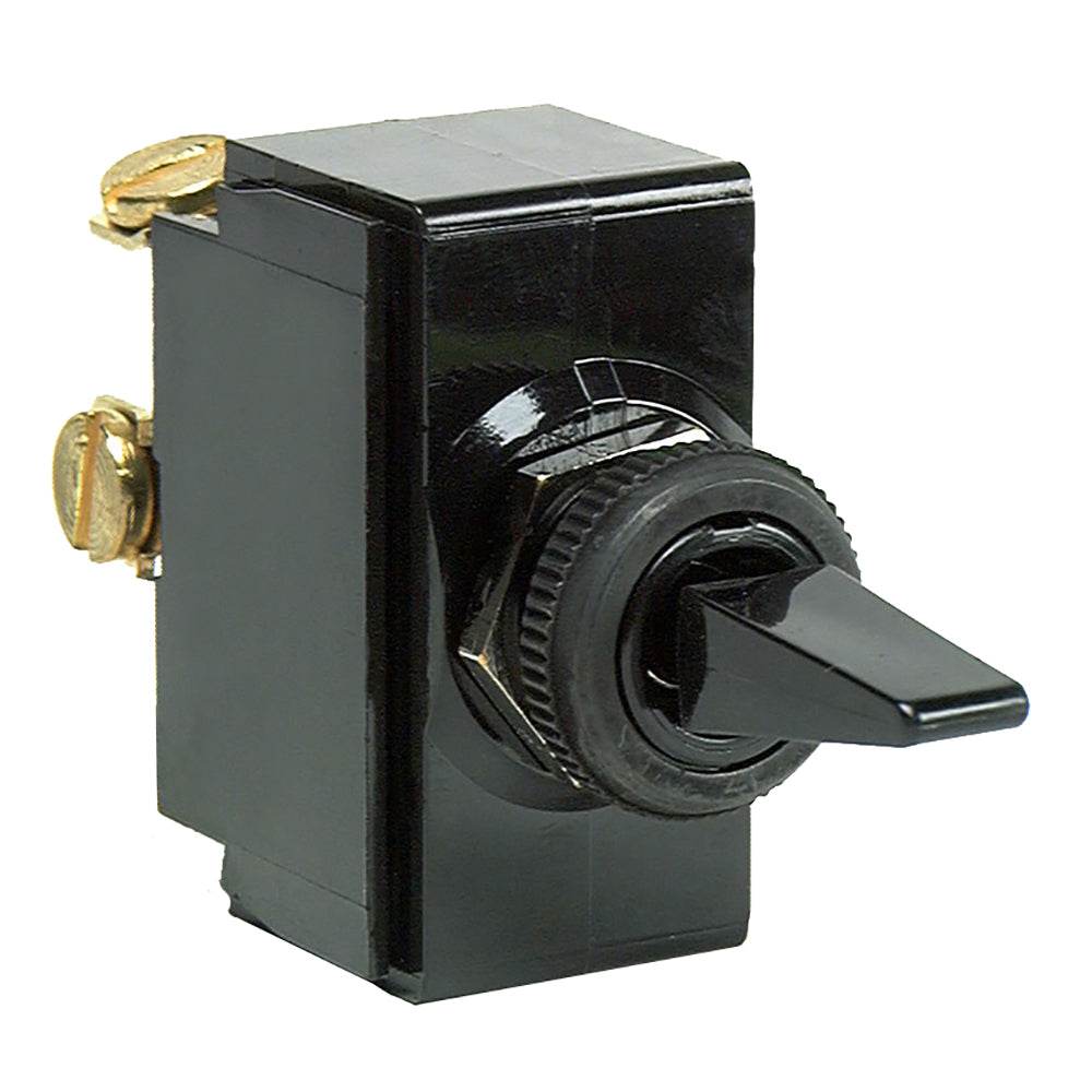 Suncoast Marine and Auto offers Cole Hersee Standard Toggle Switch SPST On-Off 2 Screw [54100-BP]