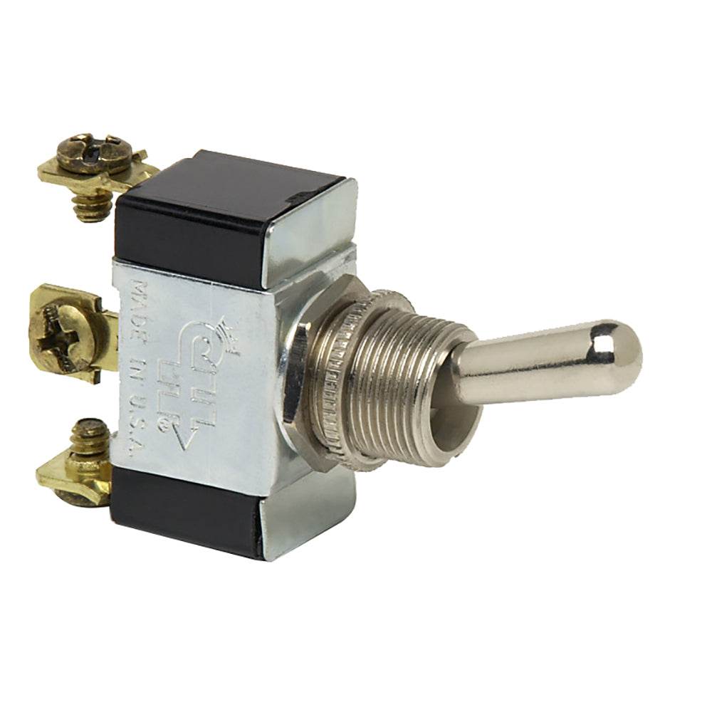 Suncoast Marine and Auto offers Cole Hersee Heavy Duty Toggle Switch SPDT (On)-Off-(On) 3 Screw [55021-BP]