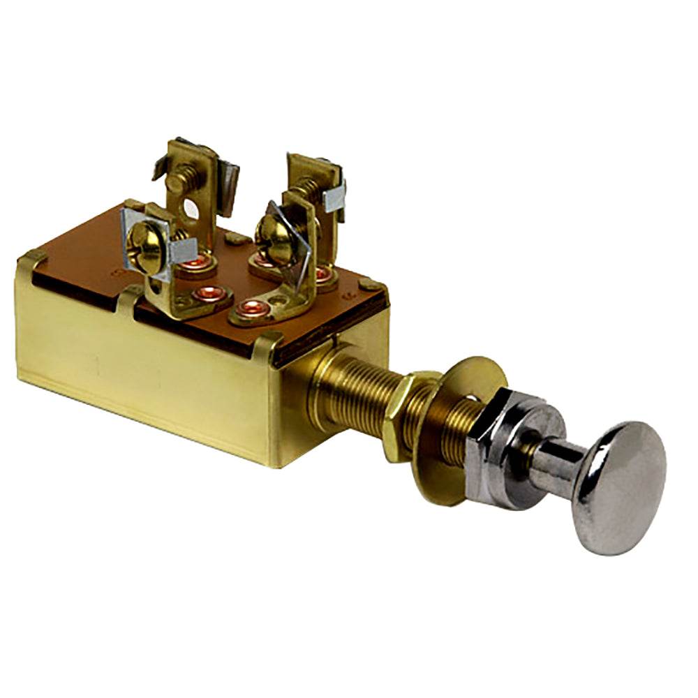 Suncoast Marine and Auto offers Cole Hersee Push Pull Switch SPST On-On-Off 3 Screw [M-531-BP]