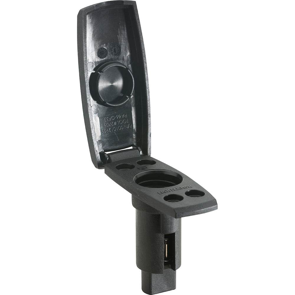 Suncoast Marine and Auto offers Attwood LightArmor Plug-In Base - 2 Pin - Black - Rectangle [910V2PB-7]