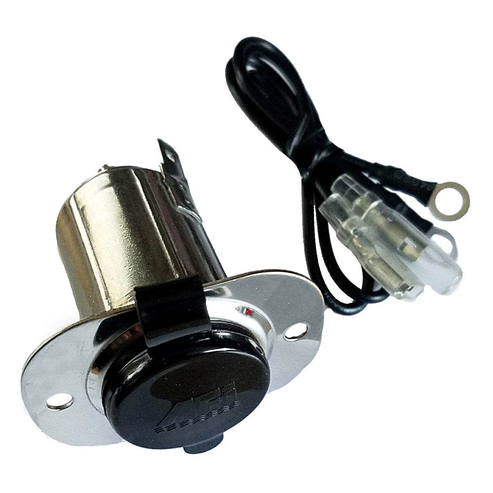 Suncoast Marine and Auto offers Marinco Stainless Steel 12V Receptacle w/Cap [20036]