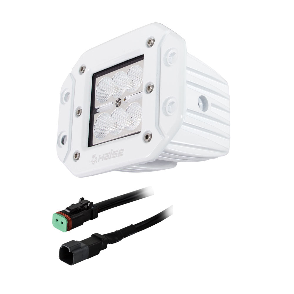 Suncoast Marine and Auto offers HEISE 6 LED Marine Cube Light - Flush Mount - 3" [HE-MFMCL3]