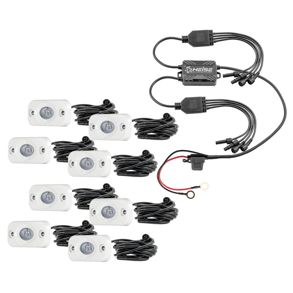 Suncoast Marine and Auto offers HEISE RGB Accent Light Kit - 8 Pack [HE-8MLRGBK]