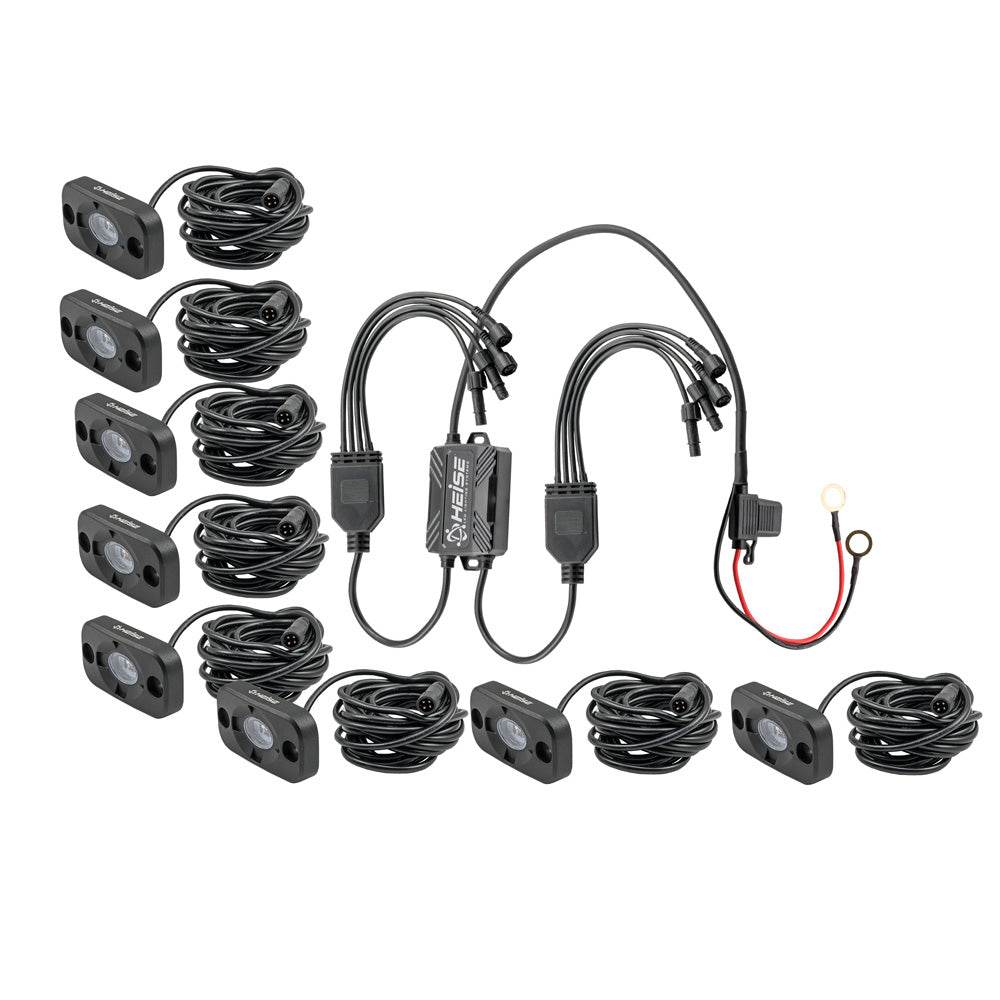 Suncoast Marine and Auto offers HEISE RGB Accent Lighting Kit - 8 Pack [HE-8TLRGBK]