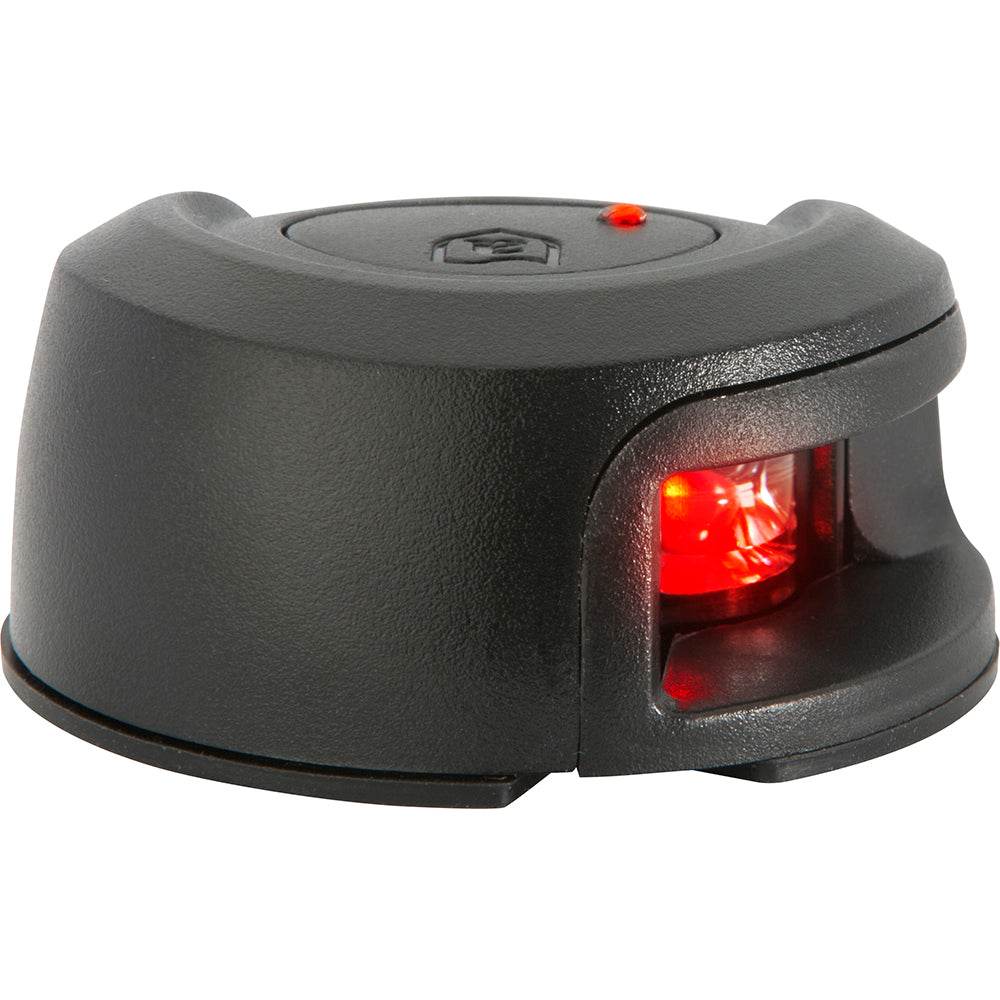 Suncoast Marine and Auto offers Attwood LightArmor Deck Mount Navigation Light - Black Composite - Port (red) - 2NM [NV2012PBR-7]