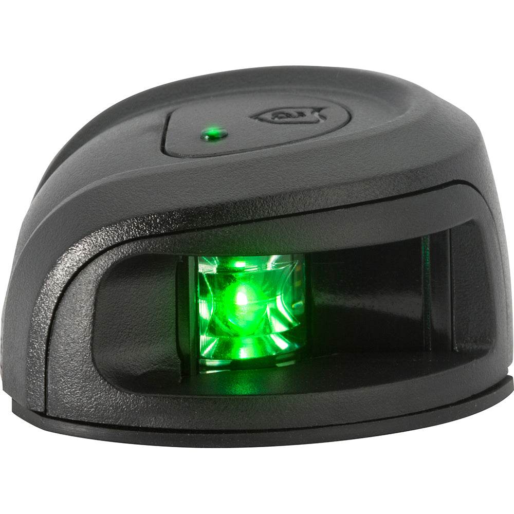 Suncoast Marine and Auto offers Attwood LightArmor Deck Mount Navigation Light - Black Composite - Starboard (green) - 2NM [NV2012PBG-7]