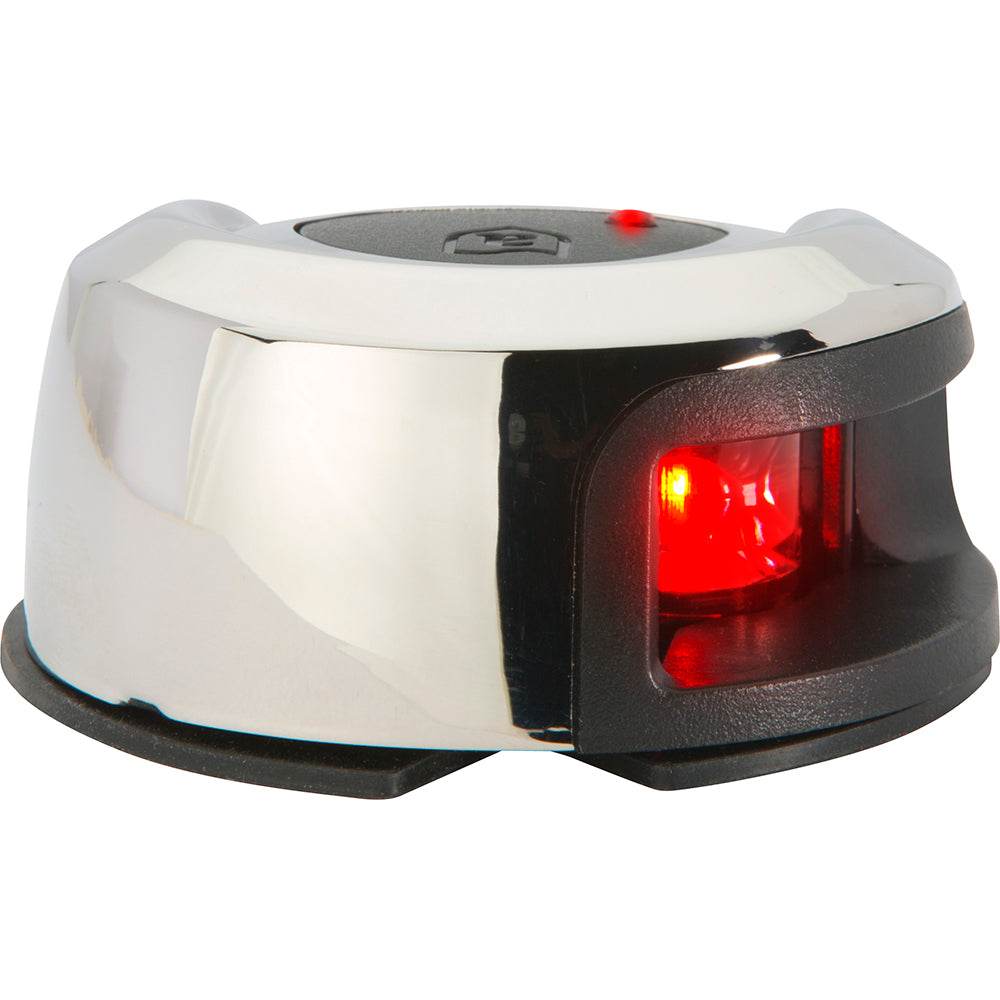 Suncoast Marine and Auto offers Attwood LightArmor Deck Mount Navigation Light - Stainless Steel - Port (red) - 2NM [NV2012SSR-7]