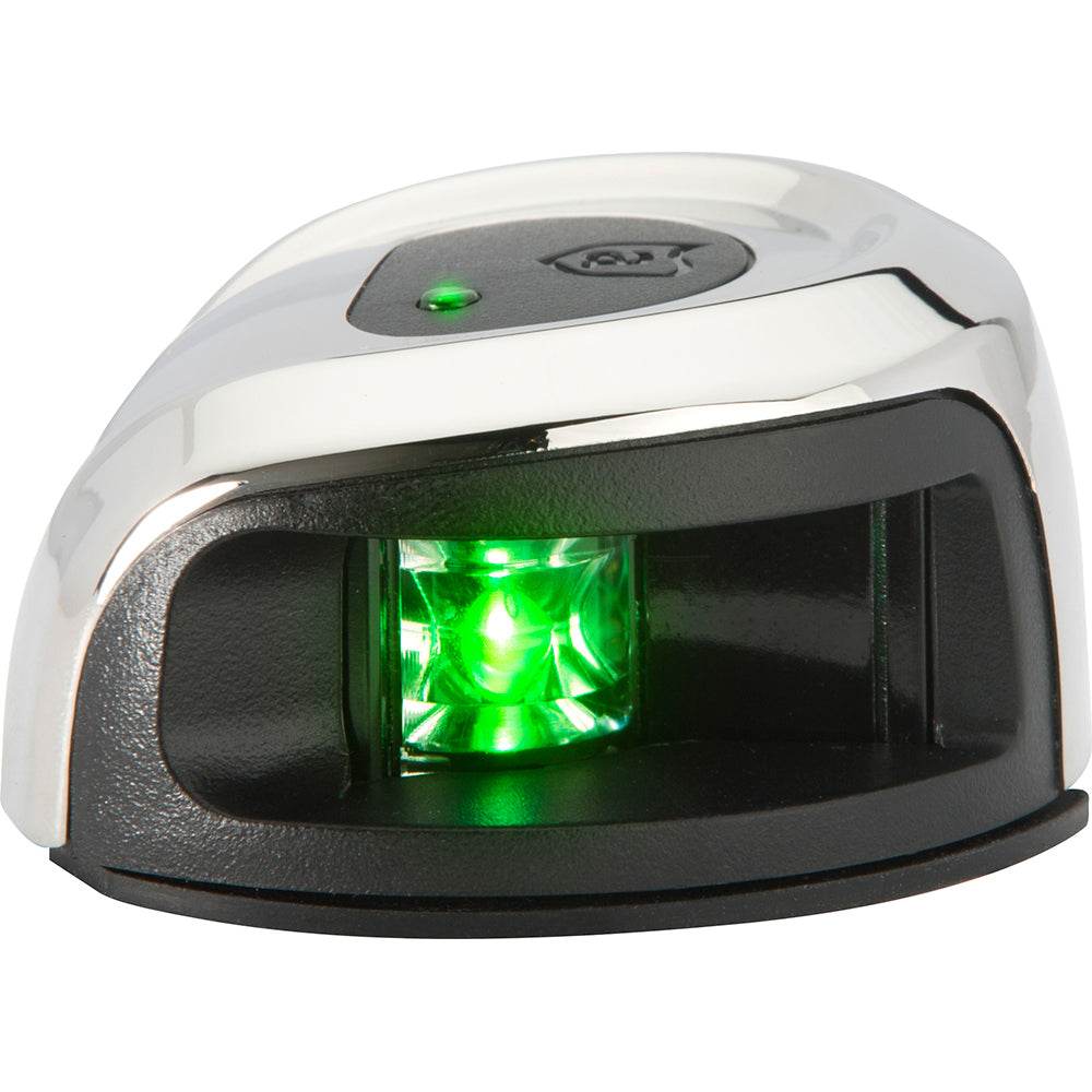 Suncoast Marine and Auto offers Attwood LightArmor Deck Mount Navigation Light - Stainless Steel - Starboard (green) - 2NM [NV2012SSG-7]