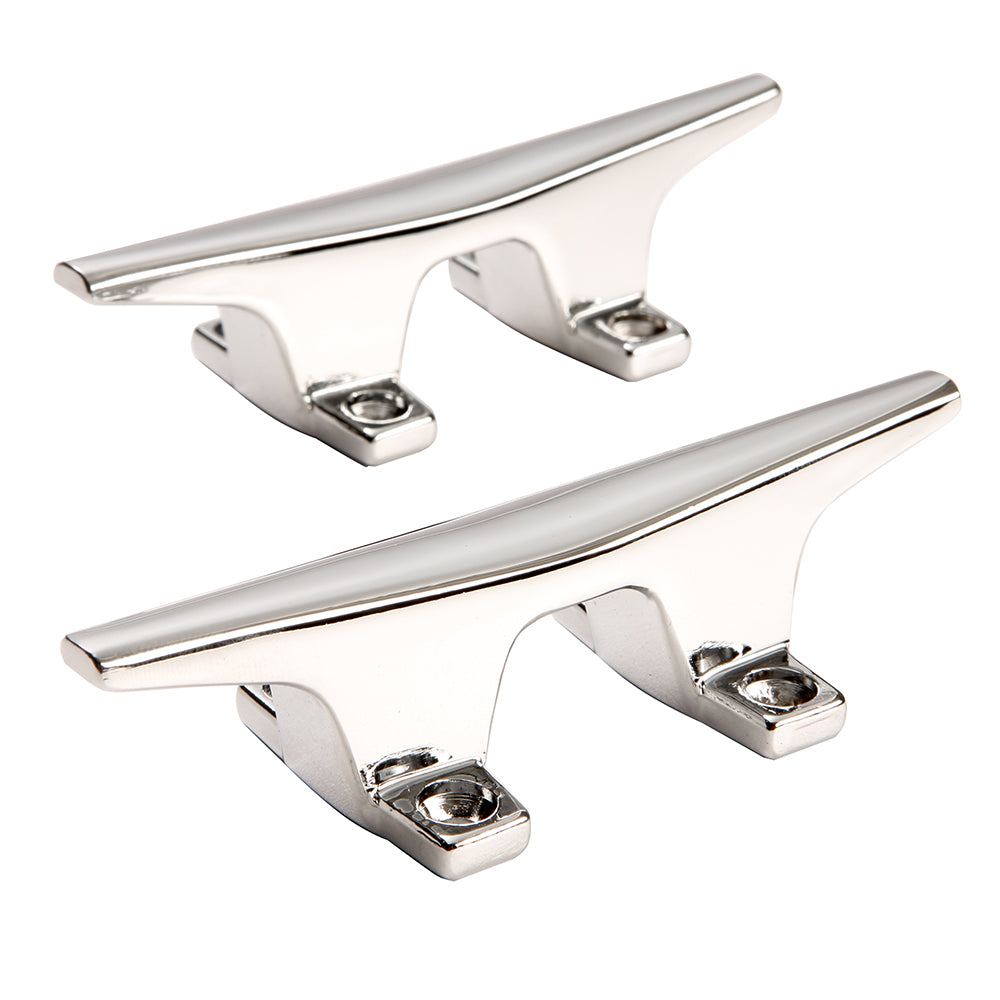 Suncoast Marine and Auto offers Attwood ZAMAK Chrome Plated Zinc Cleats - Pair - 4-1/2" [6244-6]