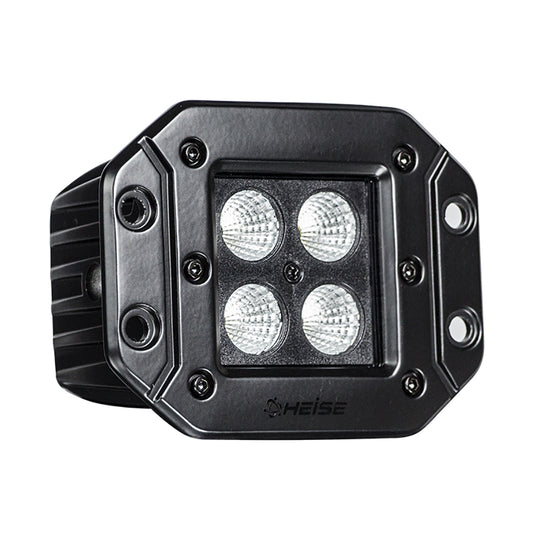 Suncoast Marine and Auto offers HEISE Blackout LED Cube Light - Flush Mount - 3" [HE-BFMCL2]