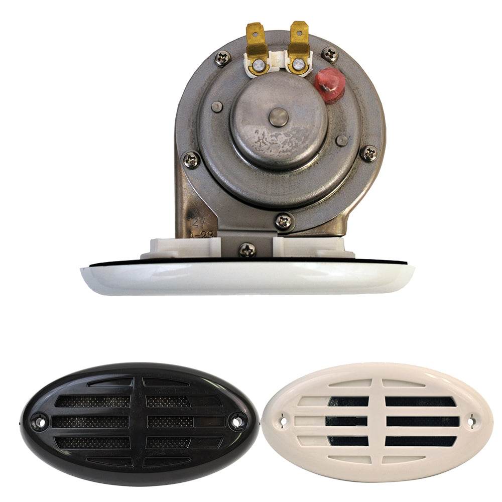 Suncoast Marine and Auto offers Attwood Drop-In Hidden Horn w/ Black and White Covers [11478-7]