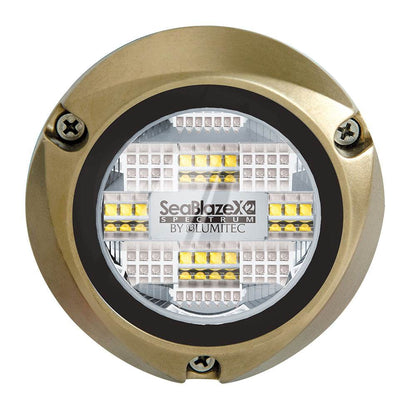 Suncoast Marine and Auto offers Lumitec SeaBlazeX2 Spectrum LED Underwater Light - Full-Color RGBW [101515]