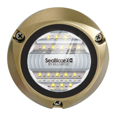 Suncoast Marine and Auto offers Lumitec SeaBlazeX2 LED Underwater Light - Dual Color - White/Blue [101516]