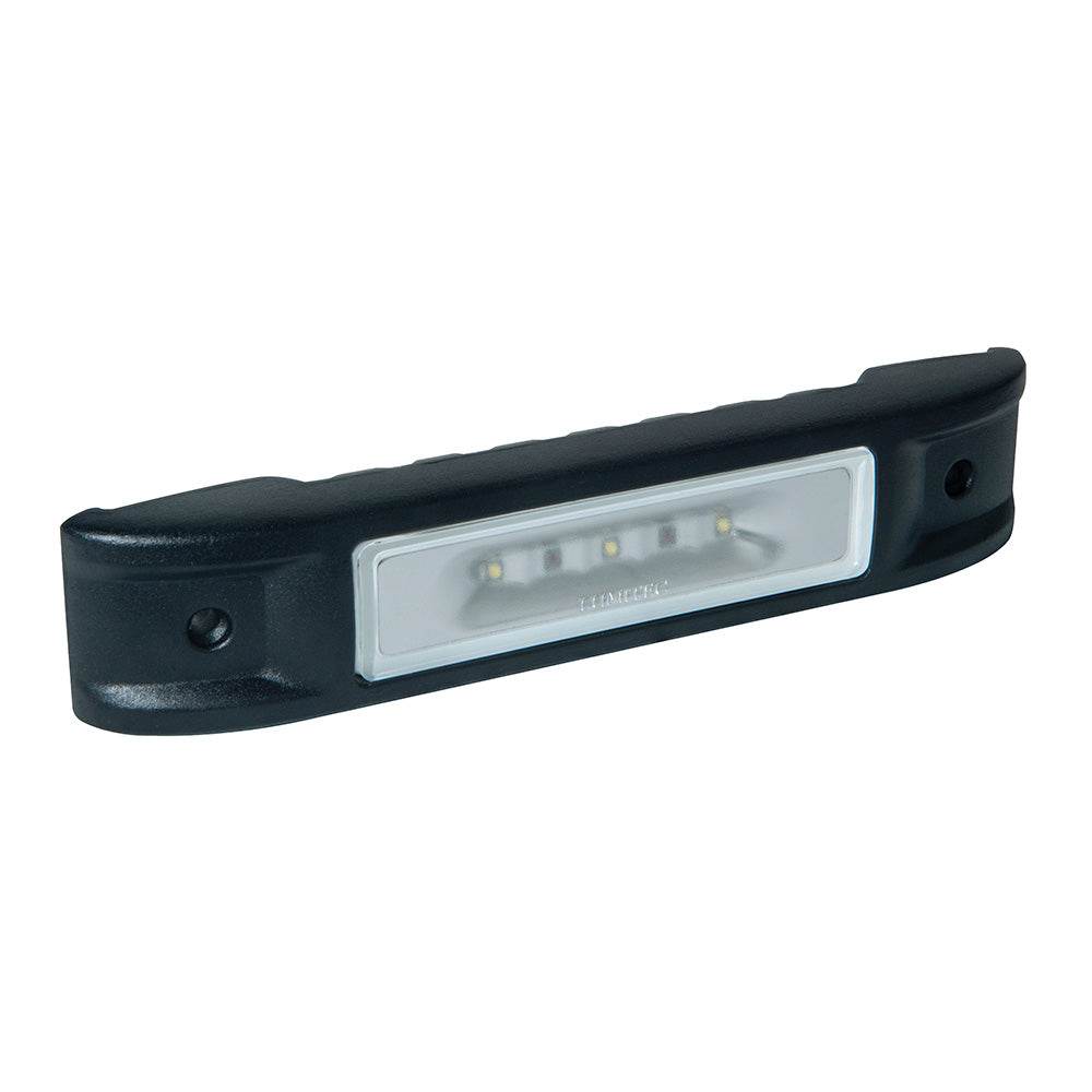 Suncoast Marine and Auto offers Lumitec Ibiza LED Engine Room Light - Non-Dimming White - Black Finish [101532]