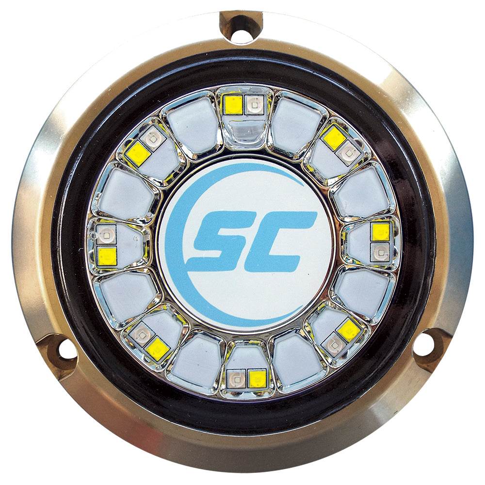 Suncoast Marine and Auto offers Shadow-Caster Blue/White Color Changing Underwater Light - 16 LEDs - Bronze [SCR-16-BW-BZ-10]