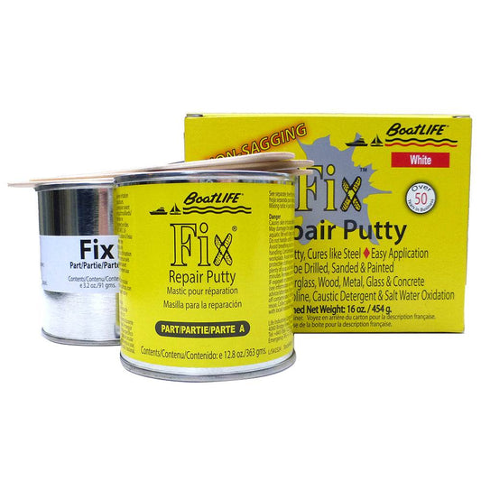 Suncoast Marine and Auto offers BoatLIFE Fix Repair Putty - 16oz - White [1196]