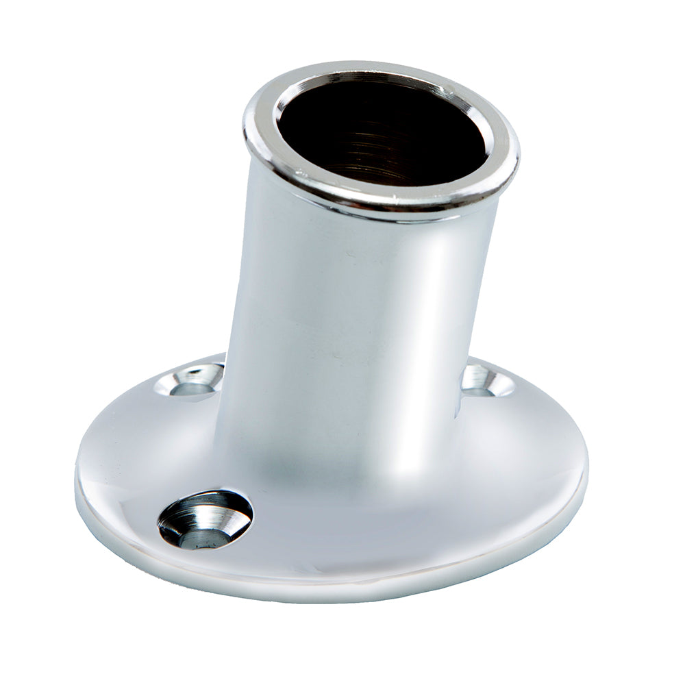 Suncoast Marine and Auto offers Whitecap Top-Mounted Flag Pole Socket CP/Brass - 3/4" ID [S-5001]